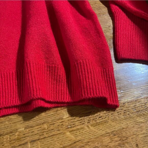 Vince Camuto Bright Cherry Red Love Sweater NWT - Picture 10 of 16
